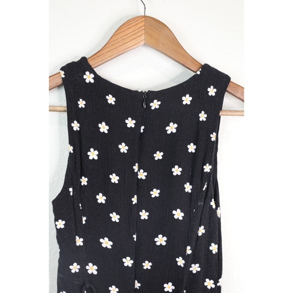 Majorelle Womens Floral Printed‎ Mini Dress XXS Black SleevelessY2K Flowers - Picture 4 of 10